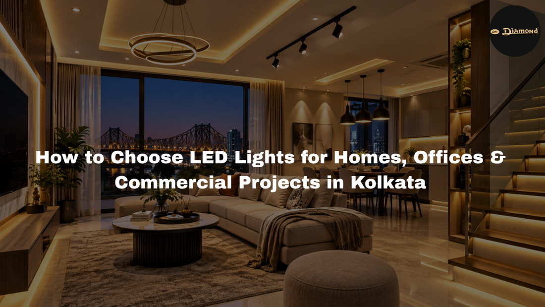 How to Choose LED Lights for Homes, Offices & Commercial Projects in Kolkata