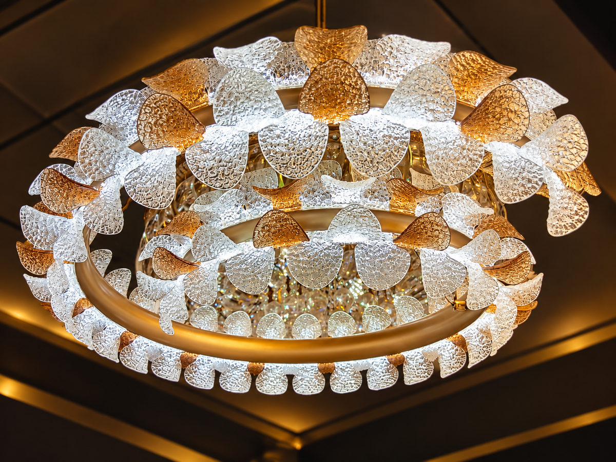 11135 ceiling chandelier by Diamond Electrical Industries, Kolkata