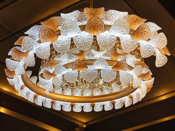 Autumn Leaf Glass Chandelier (11135)