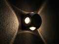 4-Way Outdoor Light, LED wall-mounted exterior light for gates and facades