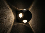 4-Way Outdoor Light, LED wall-mounted exterior light for gates and facades