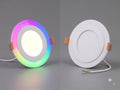 6+3 / 3+3 Combo LED Panel Light, PGB finish round accent ceiling panel