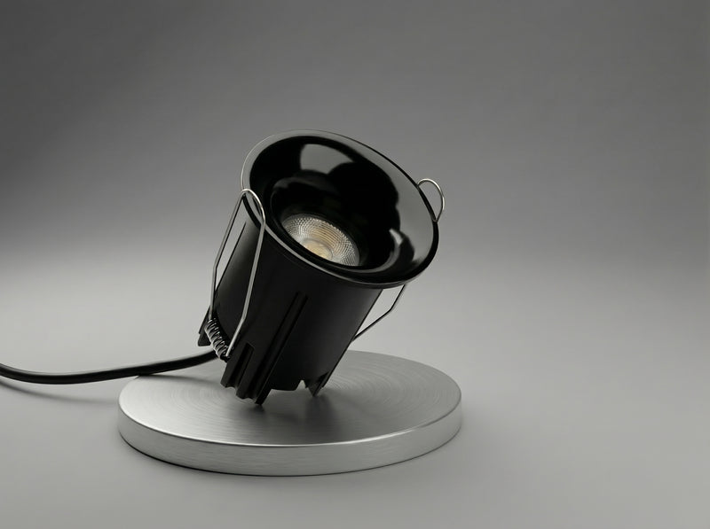 D2088A black tiltable COB spot light, 8W and 15W