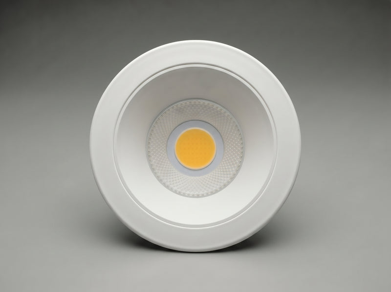 D3110, D3124 and D3130 white COB downlights, 10W to 30W