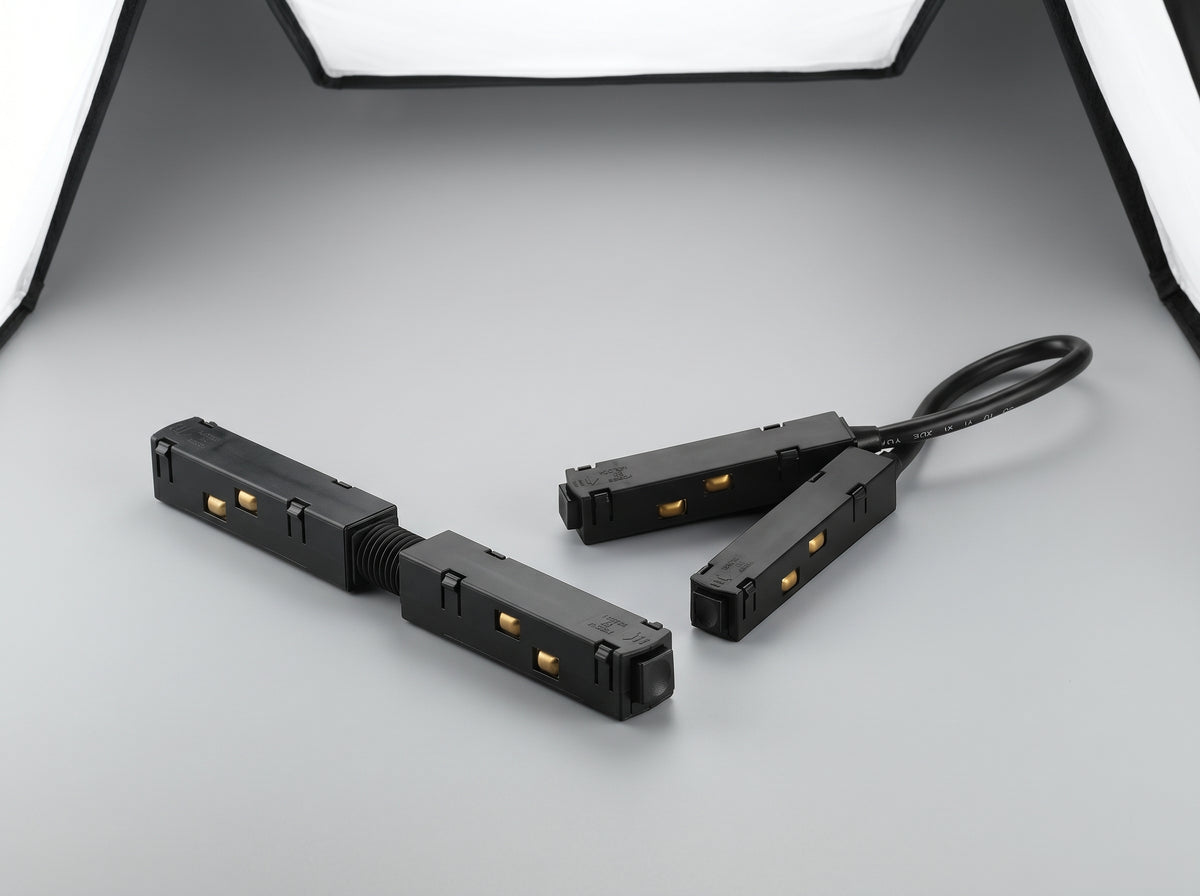 Track jointer connector for joining LED track channels
