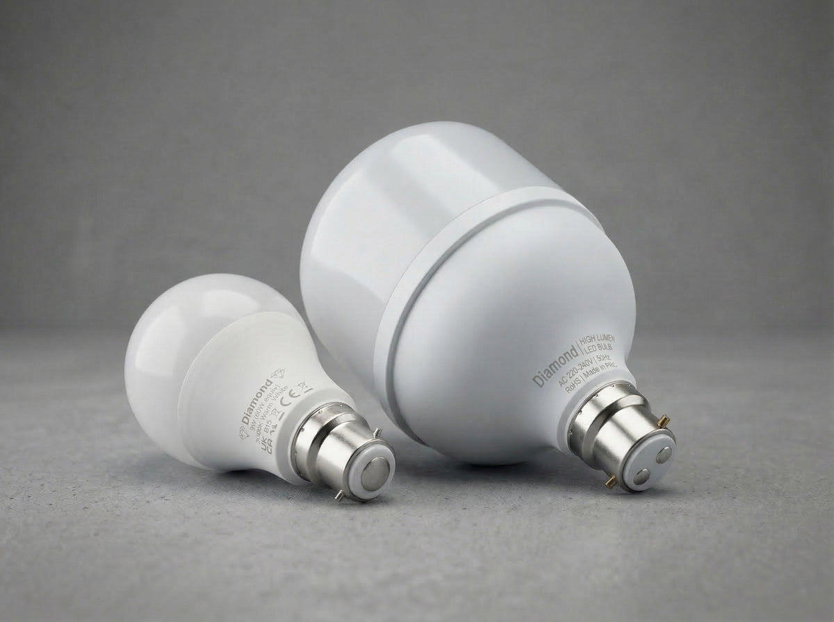 LED BULB energy-saving LED bulb with E27 or B22 base by Diamond Electrical