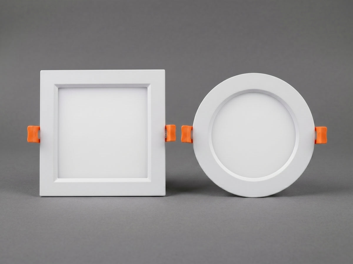 HWRP 15W to 24W recessed LED panel light, round and square false ceiling panel