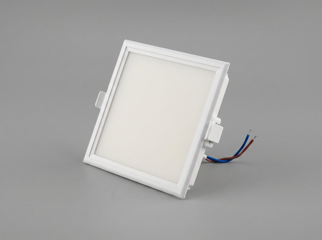 PVC Panel LED recessed panel light in white PVC housing