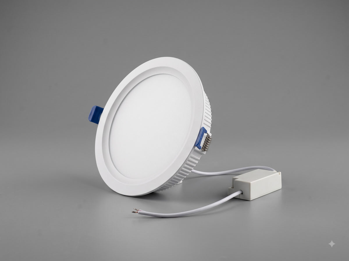 Recessed Downlight Panel, 4-in-1 CCT round recessed LED ceiling panel