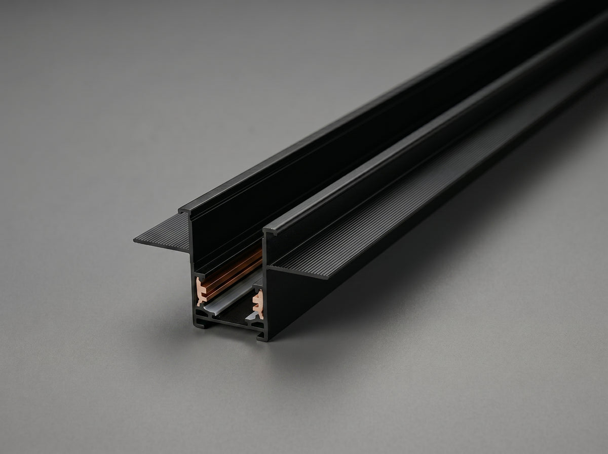 TRK recessed magnetic track channel for false ceilings