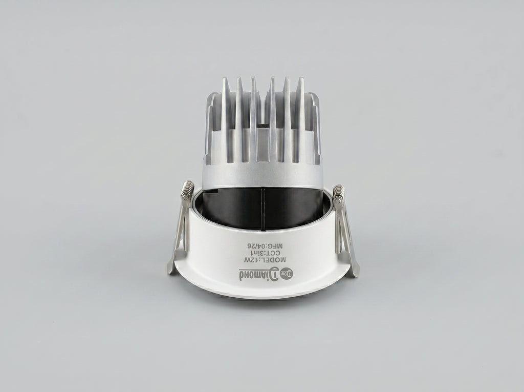 ROLEX white tiltable COB spot light with anti-glare reflector