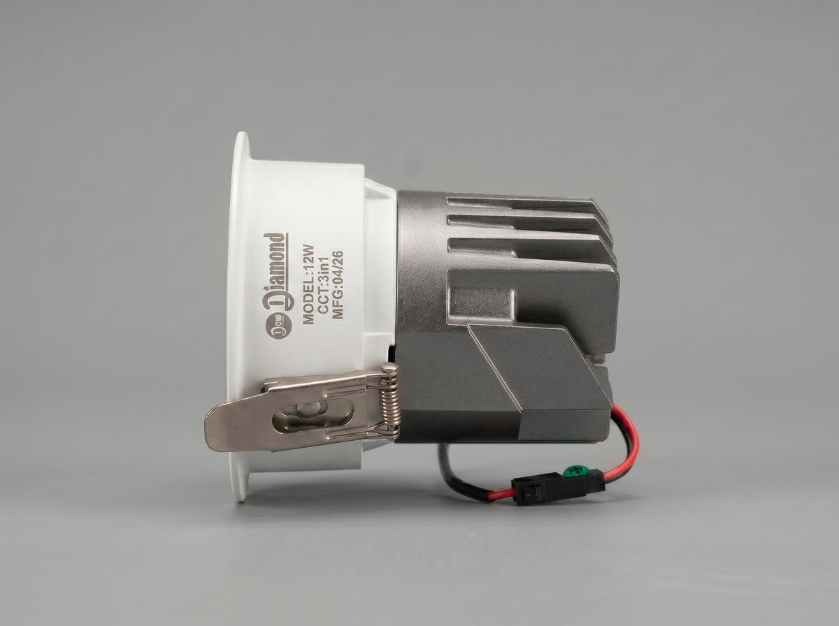ROLEX white 12W false ceiling spot light, another view