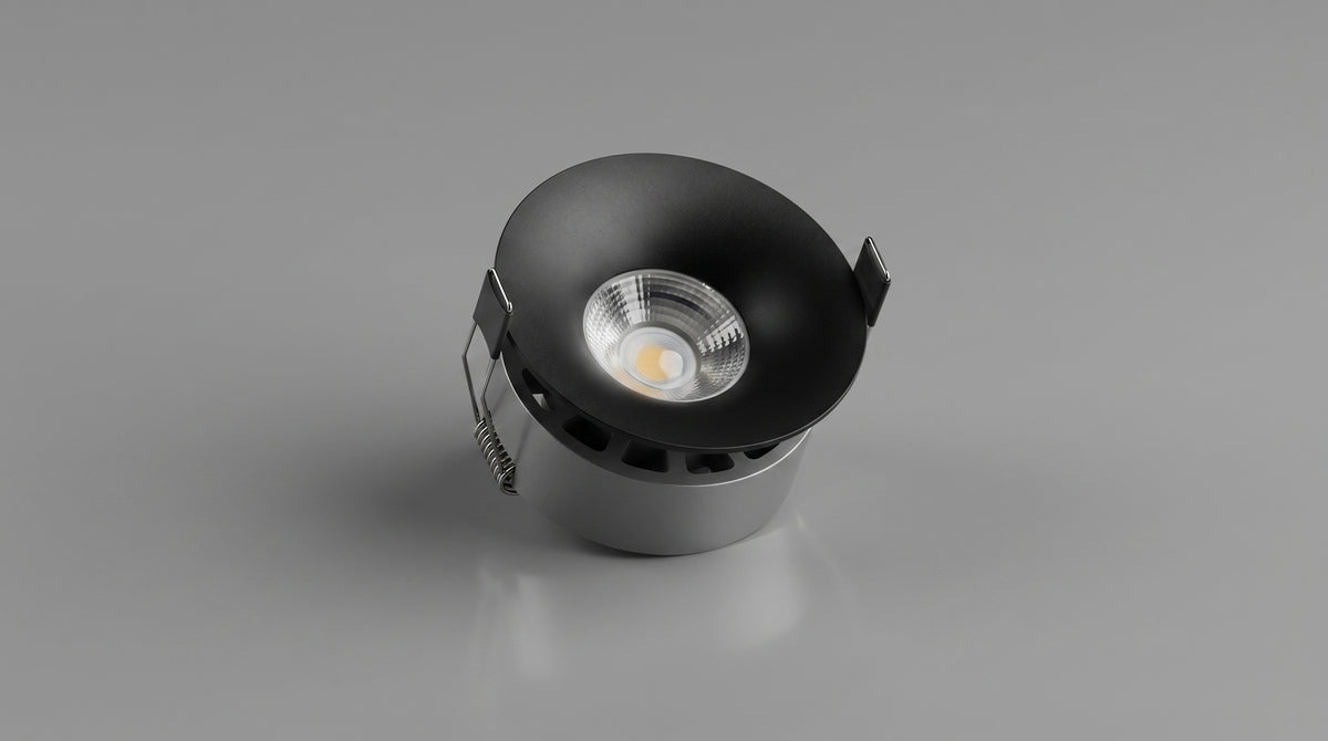 SAPPHIRE tunable white downlight in black finish