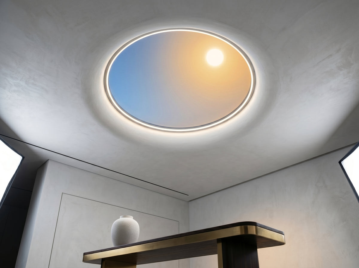 SL-R600M circular artificial skylight with moving sun