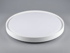 Soft Light diffused round LED surface light, 3-in-1 CCT side view