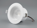 T010-2.5 8W anti-glare 3-CCT LED downlight with 75mm cutout