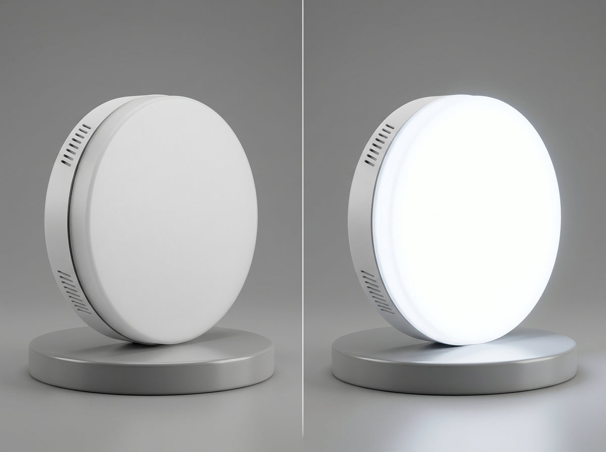 Twister 9W surface mounted round LED ceiling light