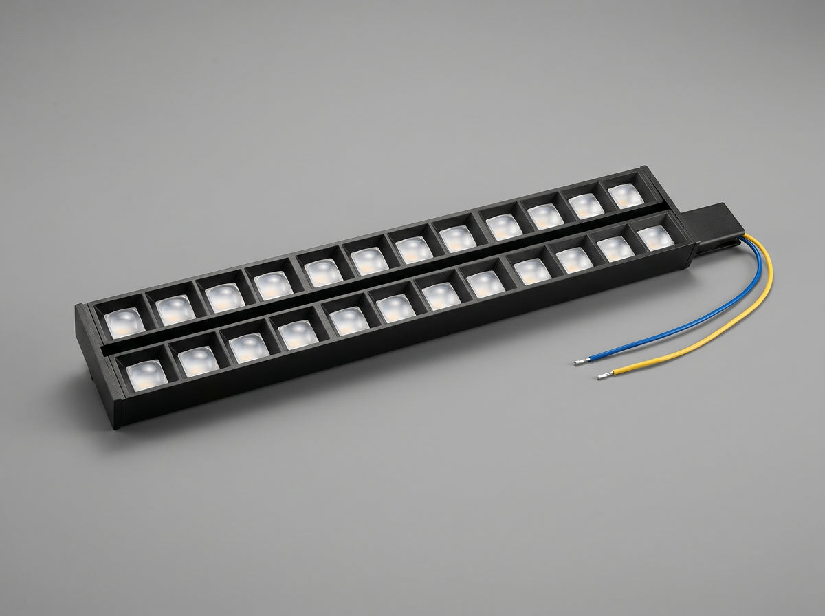 X-60 TWIN twin-head 60W warm white surface track light by Diamond Electrical, Kolkata