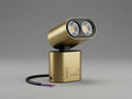 XQ-M2/2L gold twin head spot light, 14W, with tiltable heads